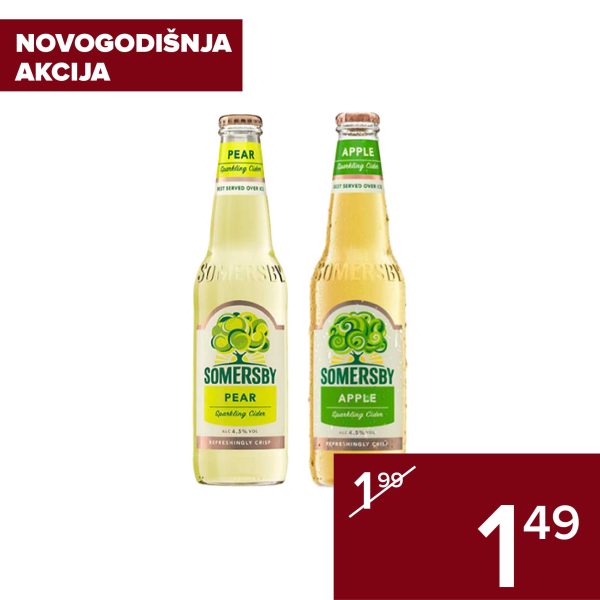 Somersby vino, više vrsta 0.33l